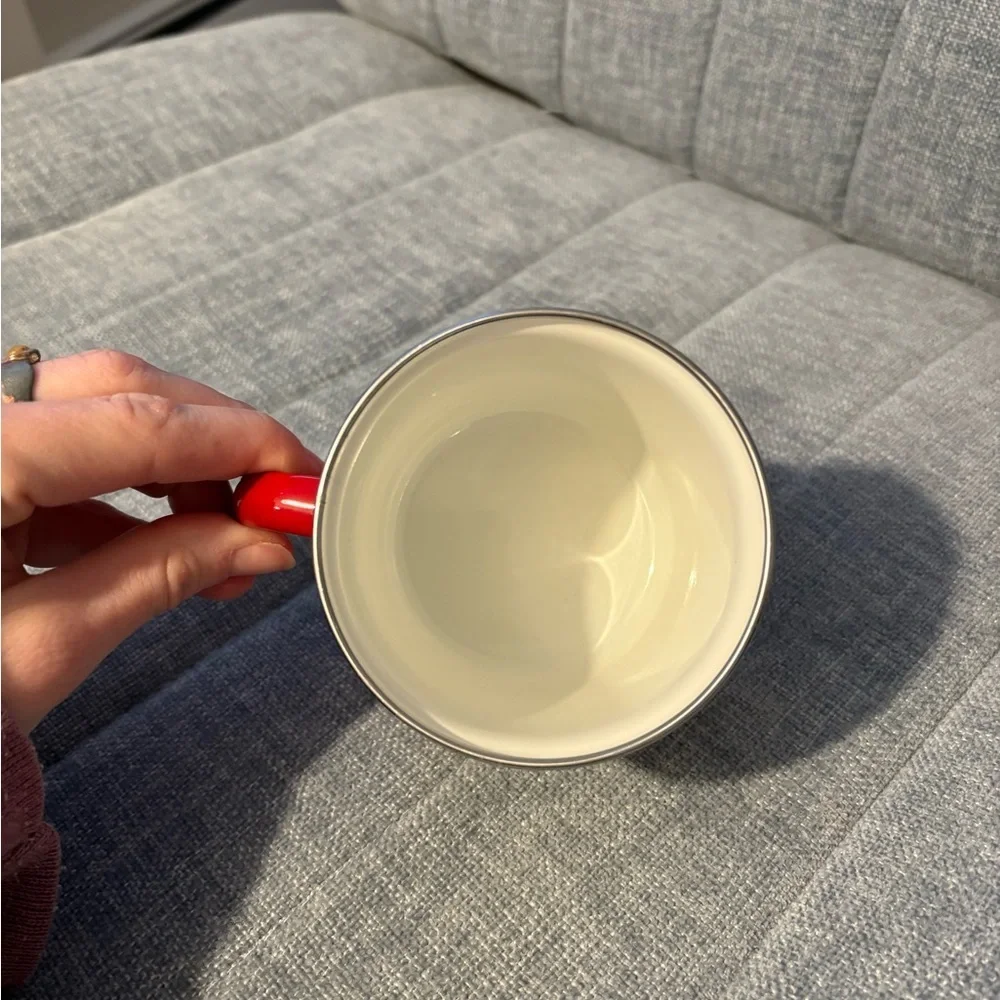 World Market Red Penguin Mug